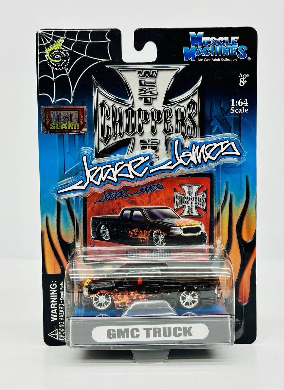 Muscle Machines 1:64 GMC Truck Jesse James West Coast Choppers Diecast Sealed